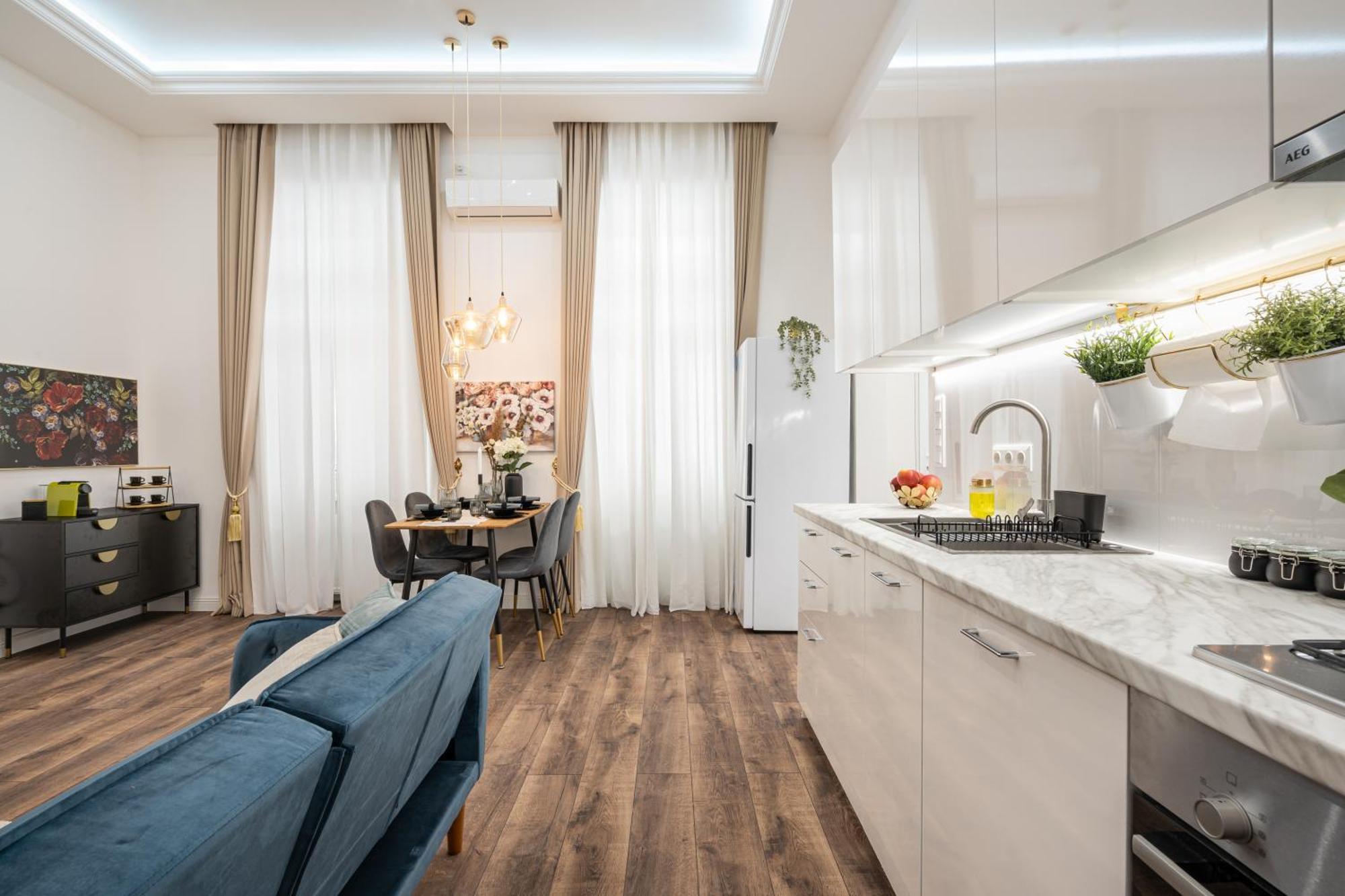 Blue Velvet Luxury Apartment Budapest Luaran gambar